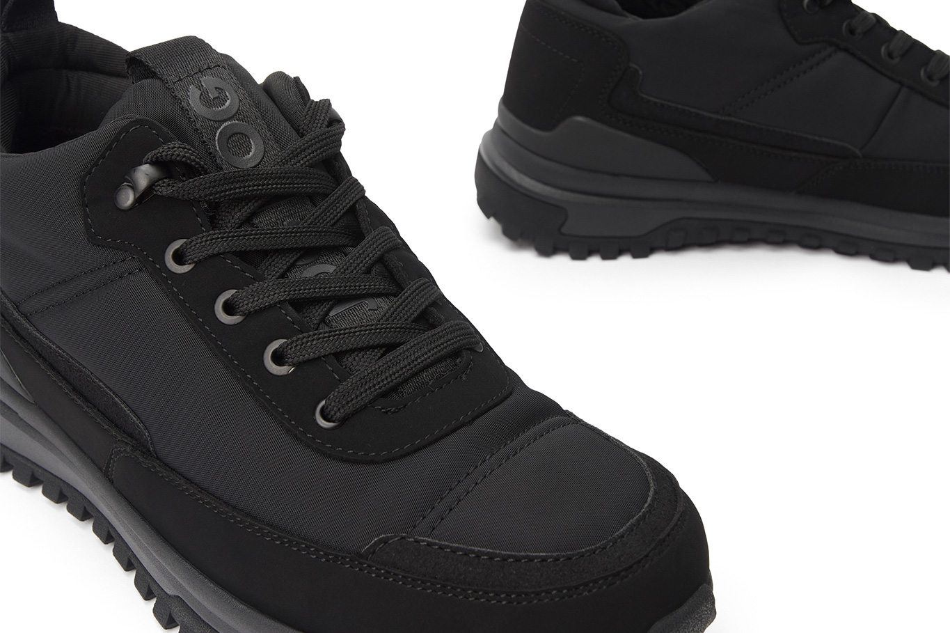 полуботинки 31235AM-0901 черный текстиль, фото 3